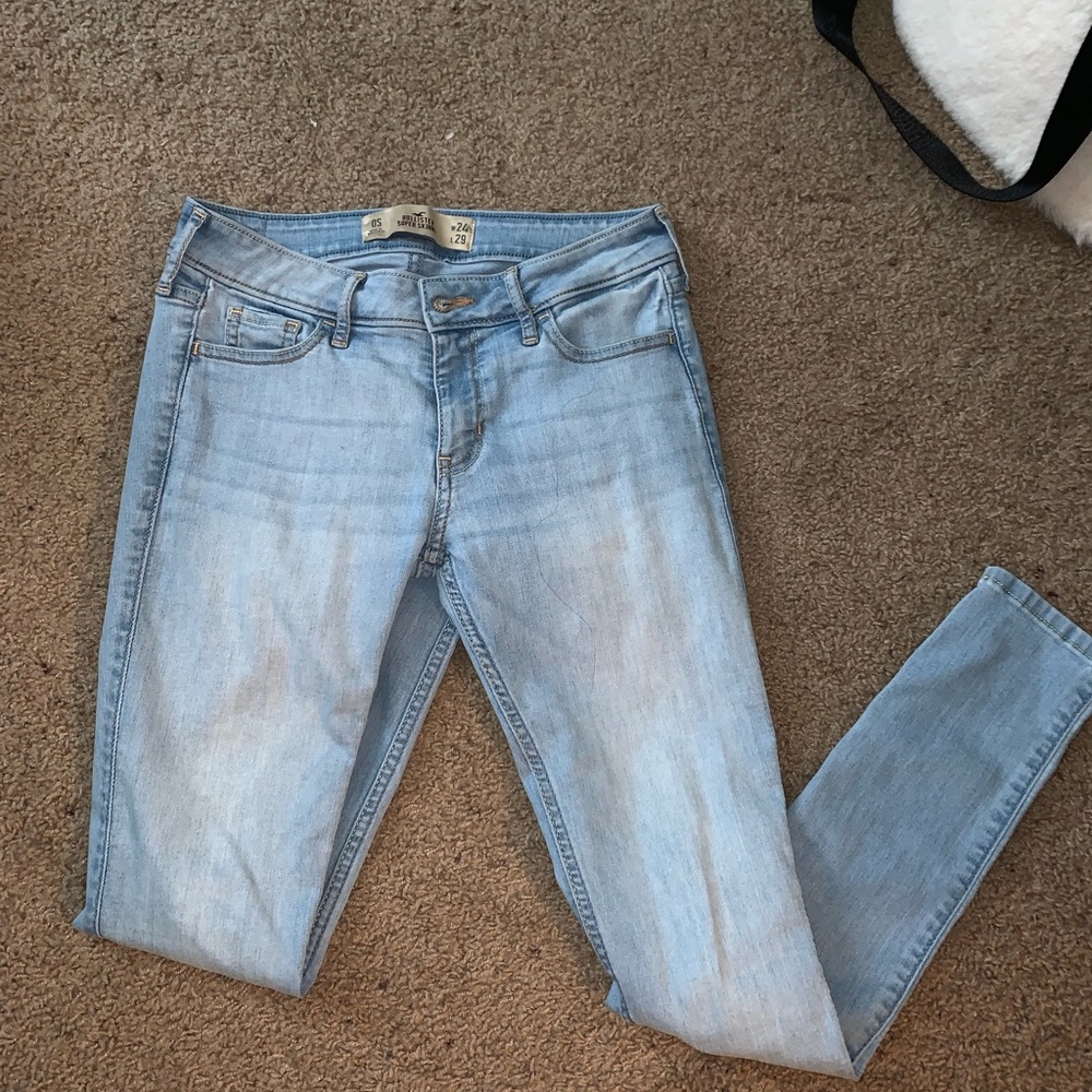 Hollister Light Blue Super Skinny Jeans